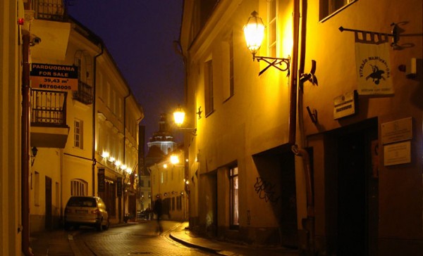 Lithuania-at-night