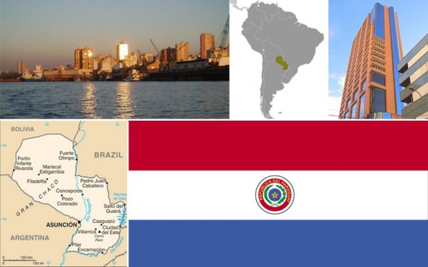 Paraguay-maps-and-flag