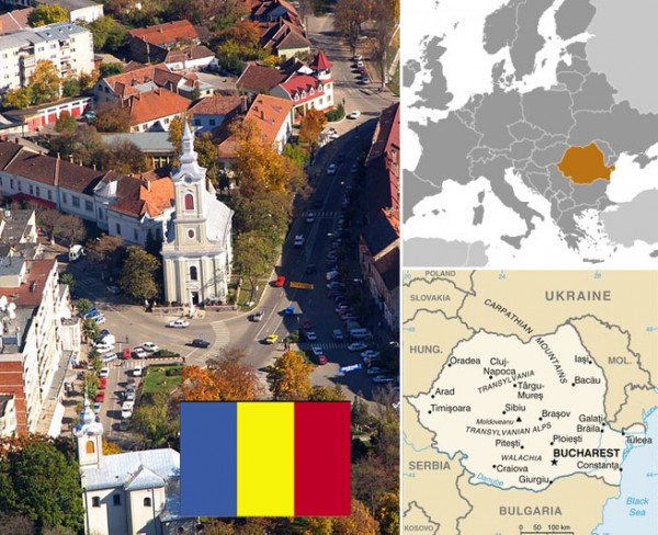romanian-maps-and-flag