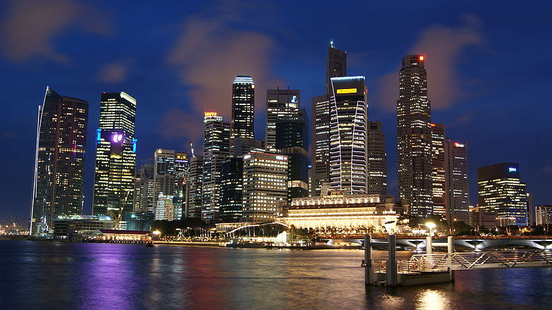 Singapore Skyline. Photo by Merlion44