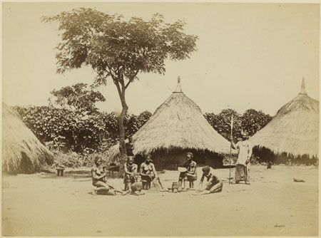 Azande people. Photo by Richard Buchta (1845-1894)