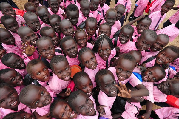 South Sudanese children. Photo by Photo Credit: Karl Grobl, Education Development Center Inc.