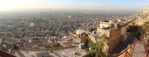 Panorama of Damascus. Photo by Wurzelgnohm.