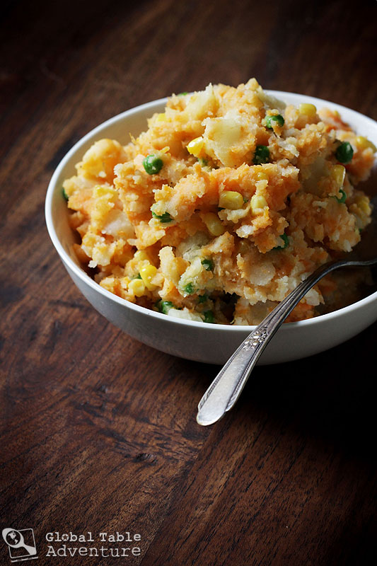 Mashed Potatoes with Veggies | Irio tanzania.food.recipe.img_0765