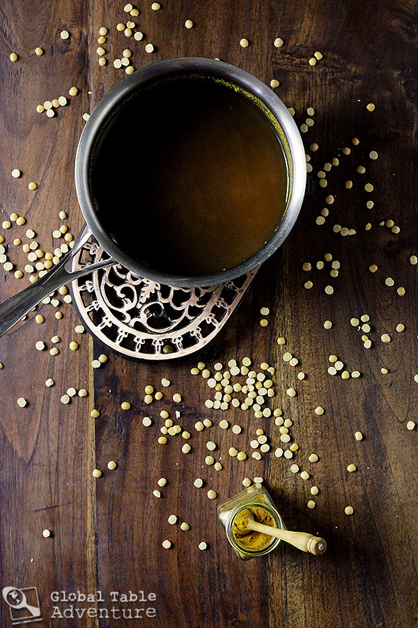 Lemon Rasam - one of Gandhi's favorite recipes.