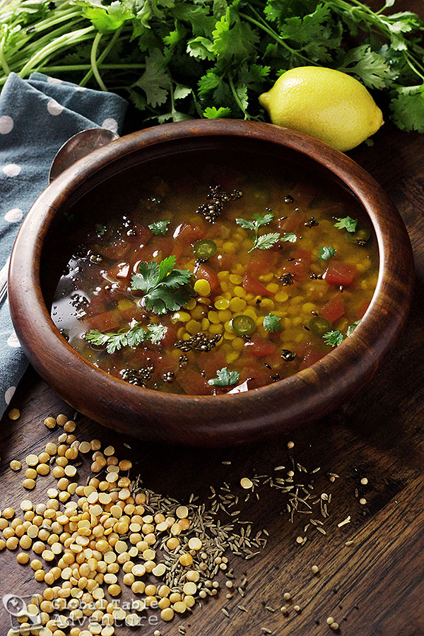 Lemon Rasam - one of Gandhi's favorite recipes