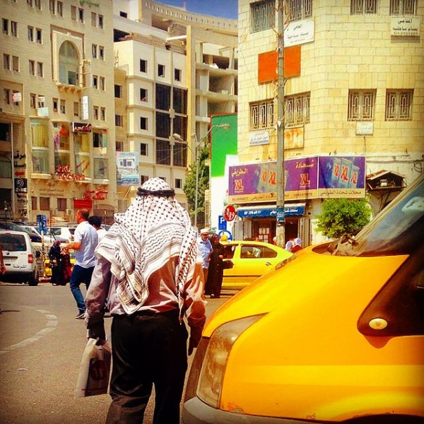 Central Market in the city of Ramallah. Photo by Rawan Nassrallah.