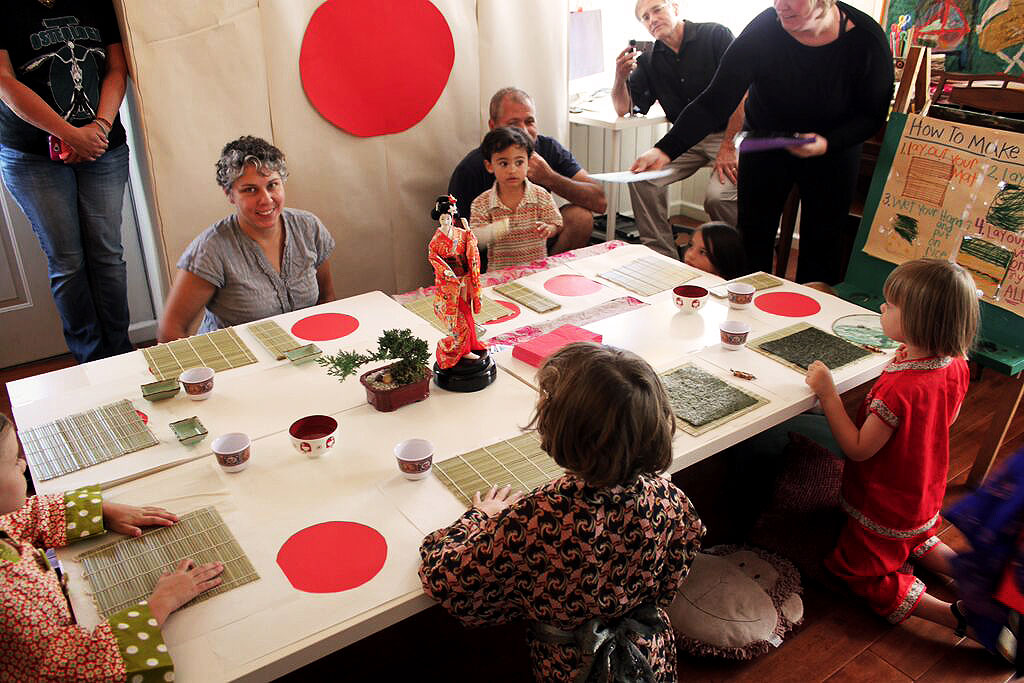 DIY Japanese Sushi-rolling Birthday Party