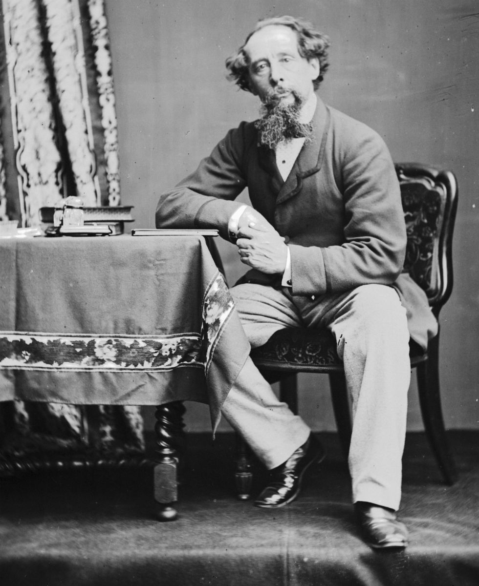 Charles Dickens circa 1860.