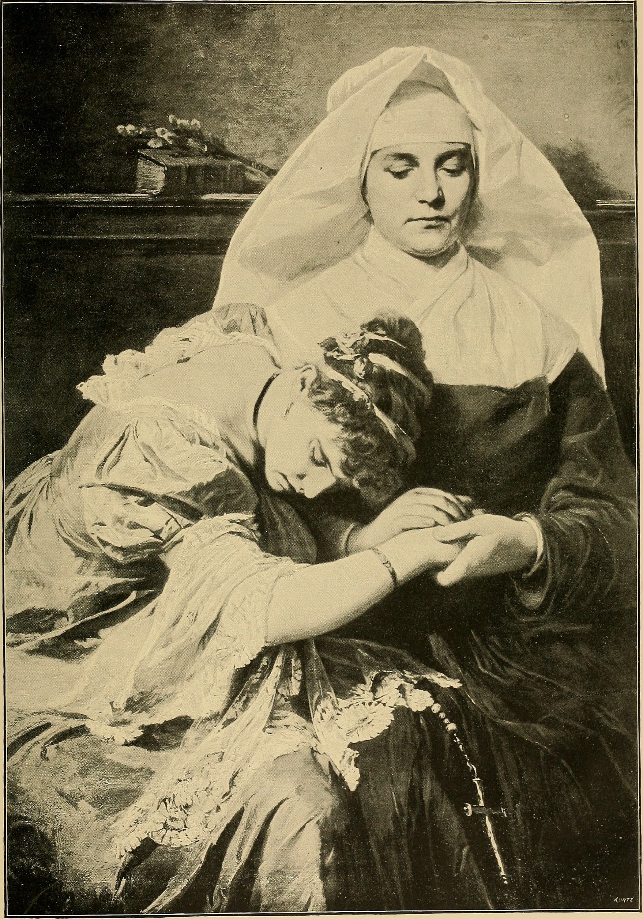 Peace is grace for what you *can't* see // FORSAKEN. FROM THE PICTURE BY JULIUS BENCZUR (19th century)