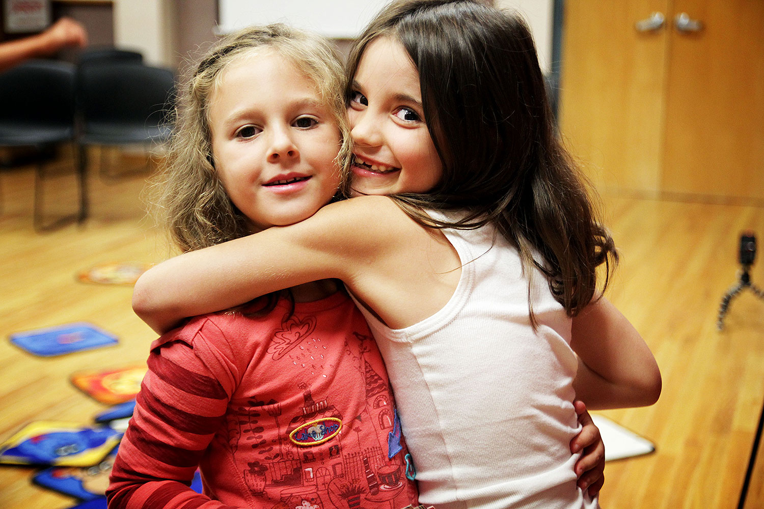 A childs book signing