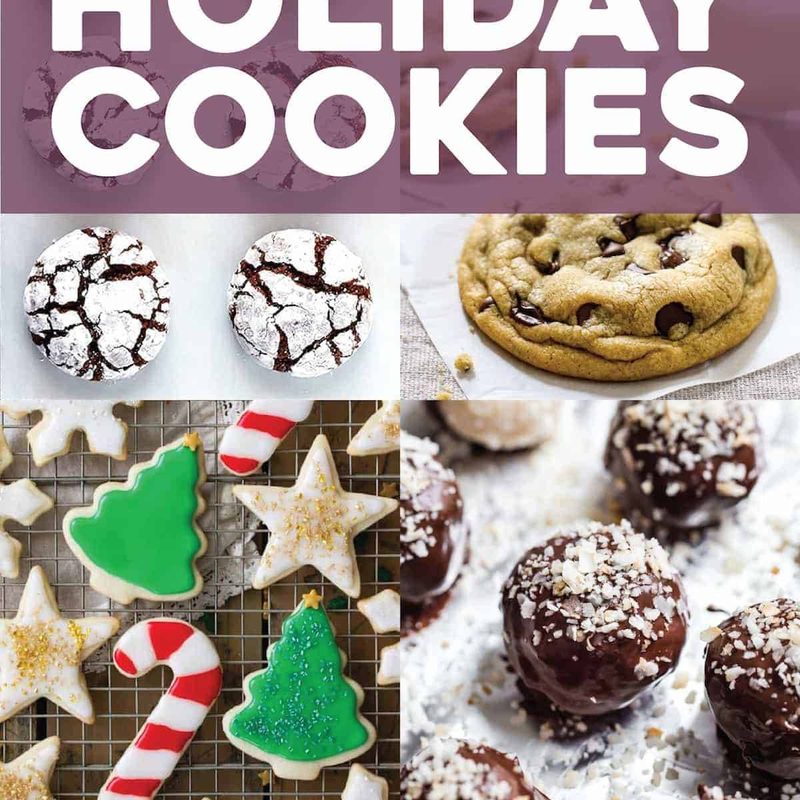A banner saying "14 MUST-BAKE HOLIDAY COOKIES".