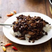 A picture of Crockpot Pork Adobo with Black Beans